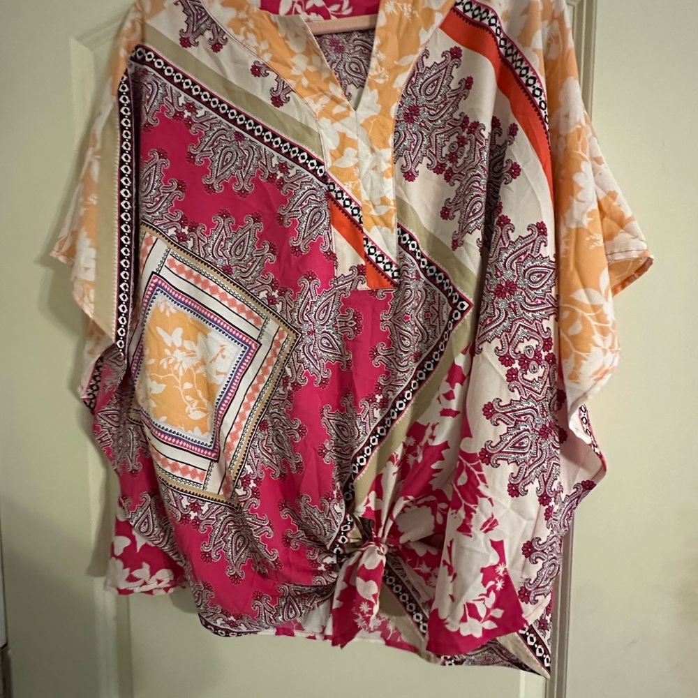 Floral Paisley Women's Top - Multicolor